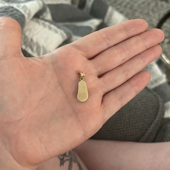 14k gold flip flip charm - Picture 2 of 2